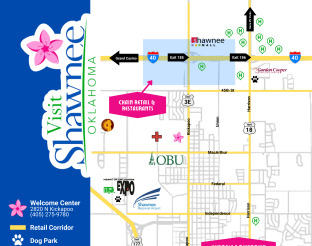 View Map of Shawnee & Downtown
